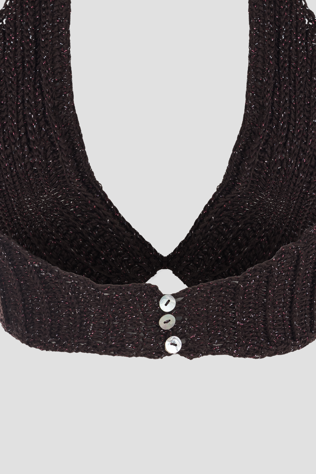 Crochet Bralette Brown