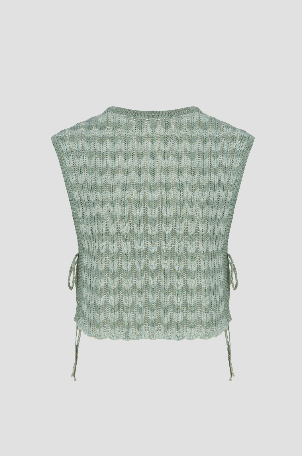 Zigzag Top Sage Green