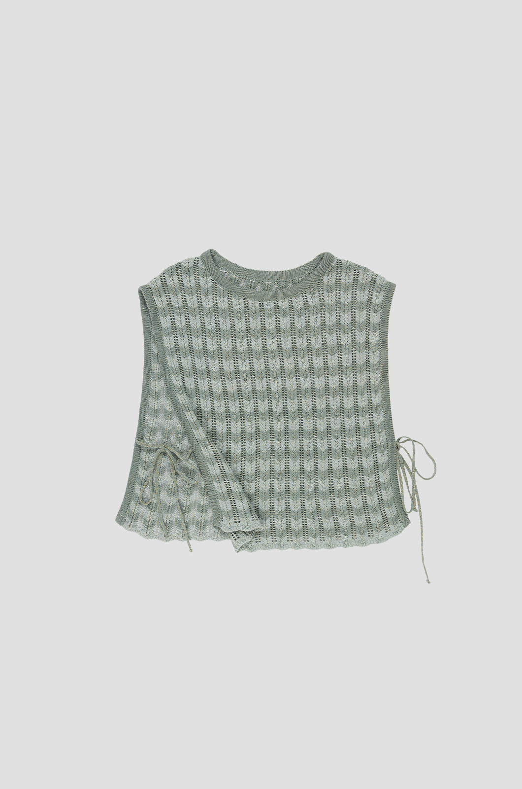 Zigzag Top Sage Green