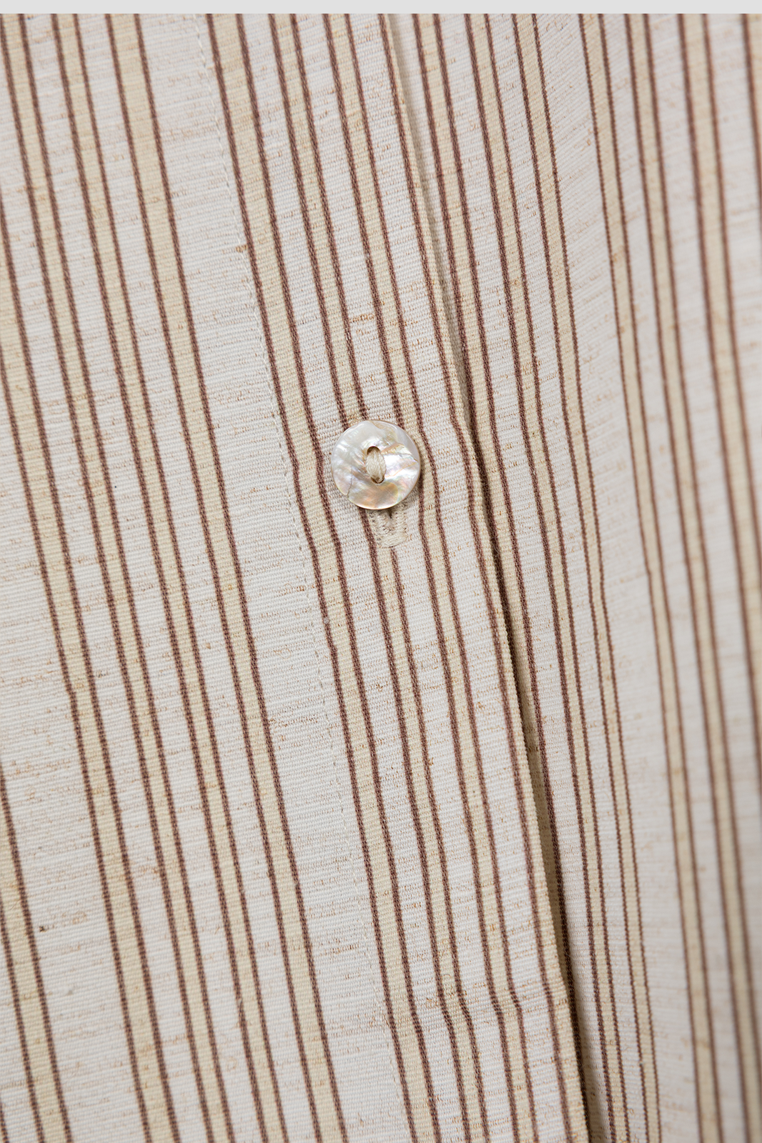 Tableware Shirt White & Beige Print