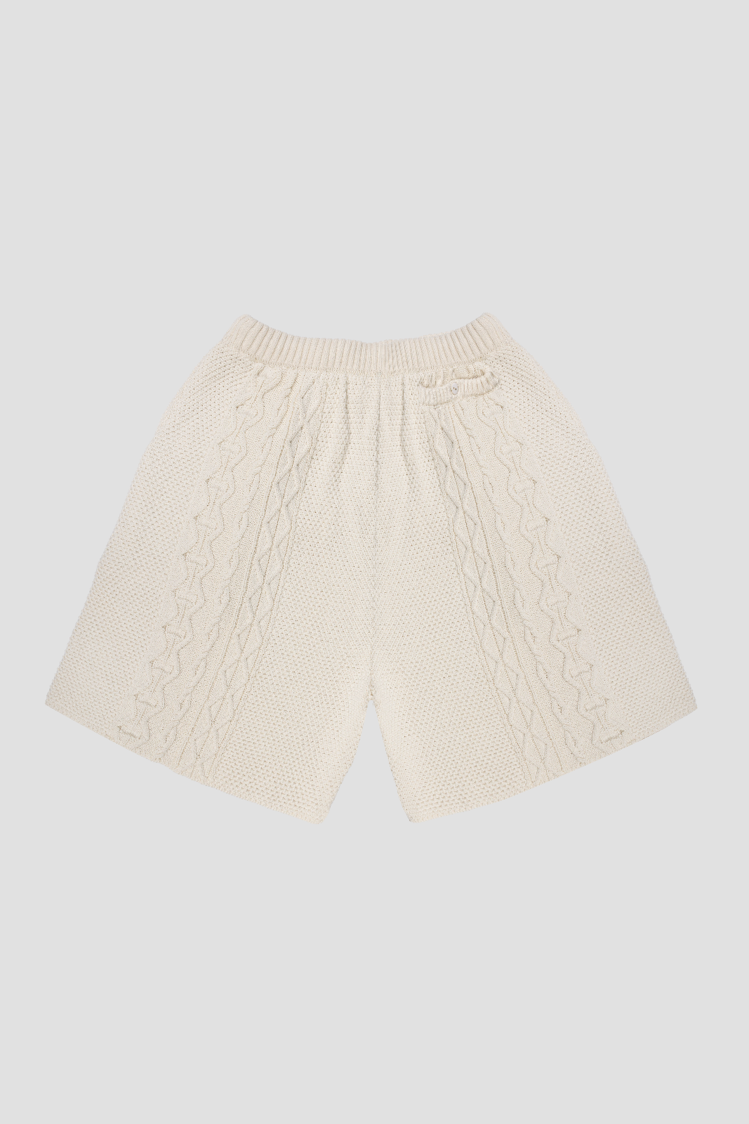 Knit Shorts Cream