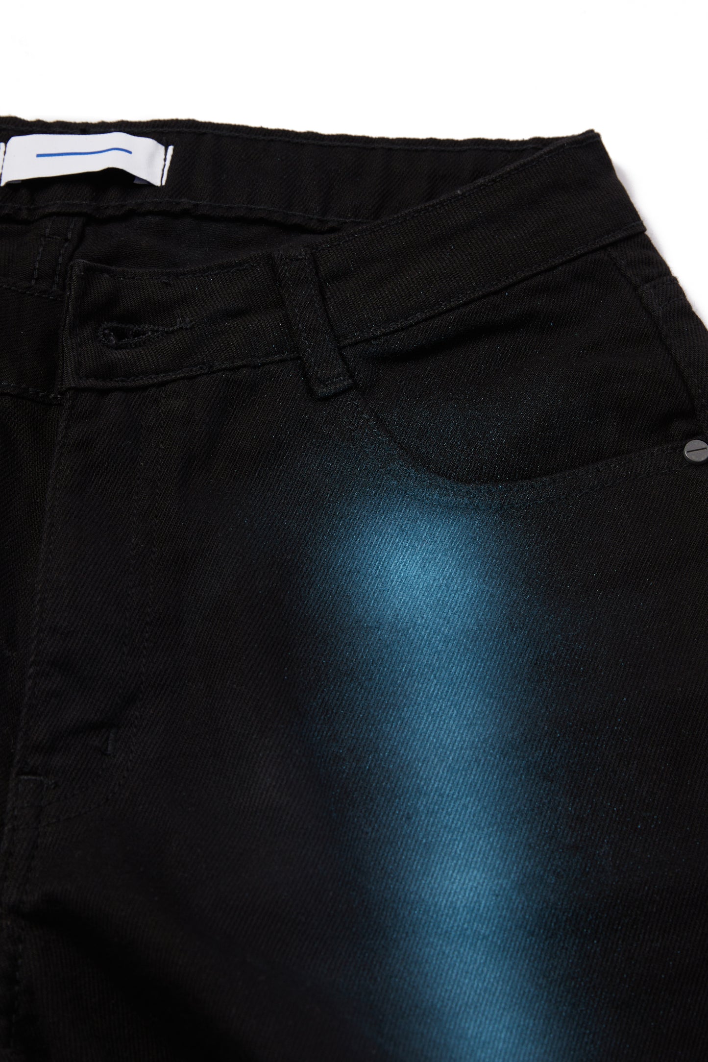 Walk All Over You Sprayed Shorts Black