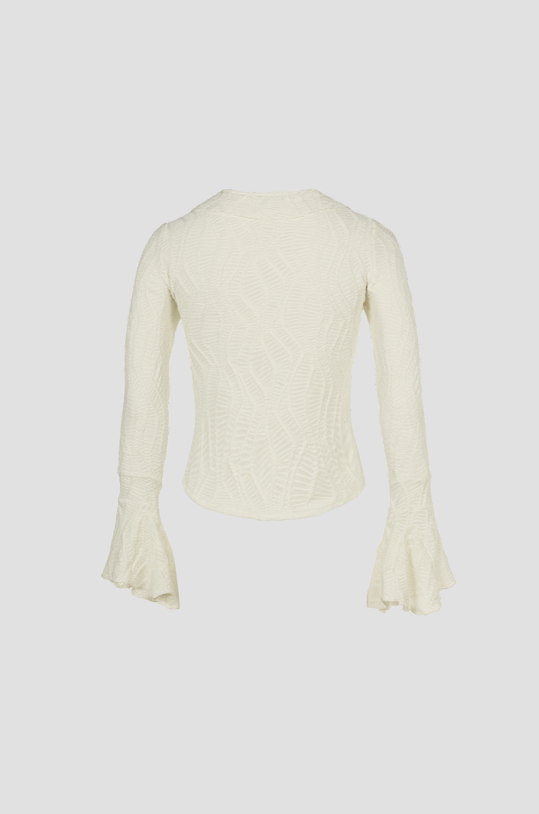 Ruffled Blouse Off-white