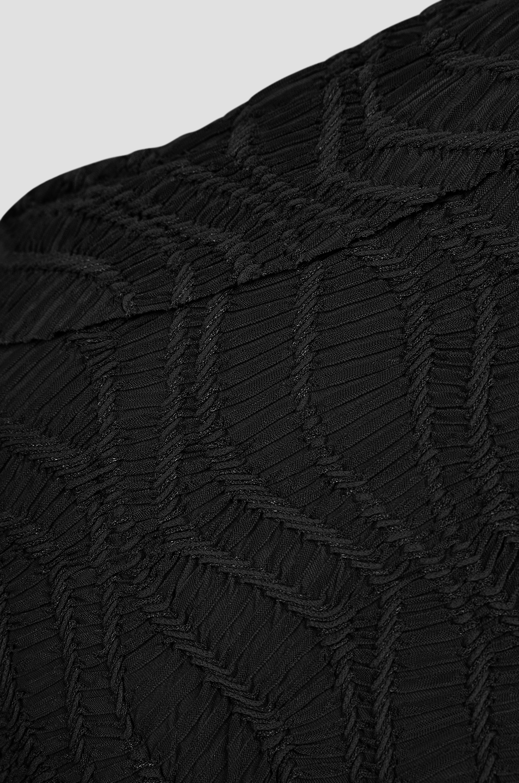 Ruffled Blouse Black