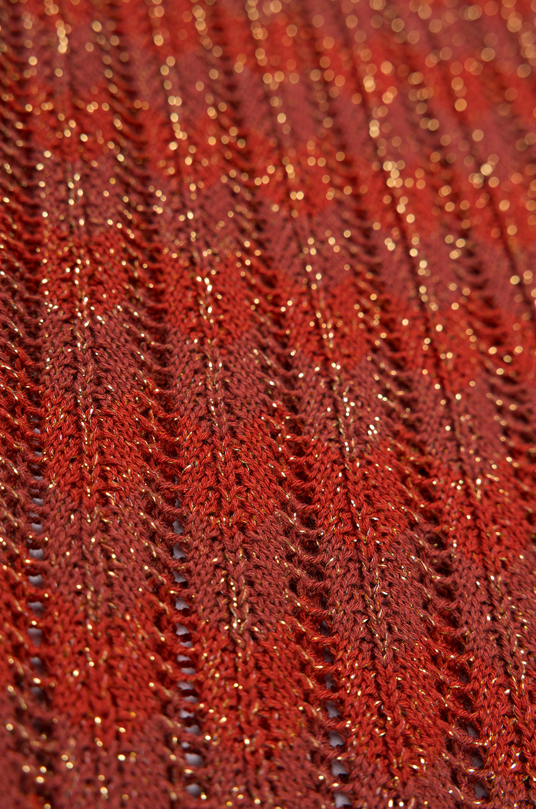 Zigzag Pants Rust Red
