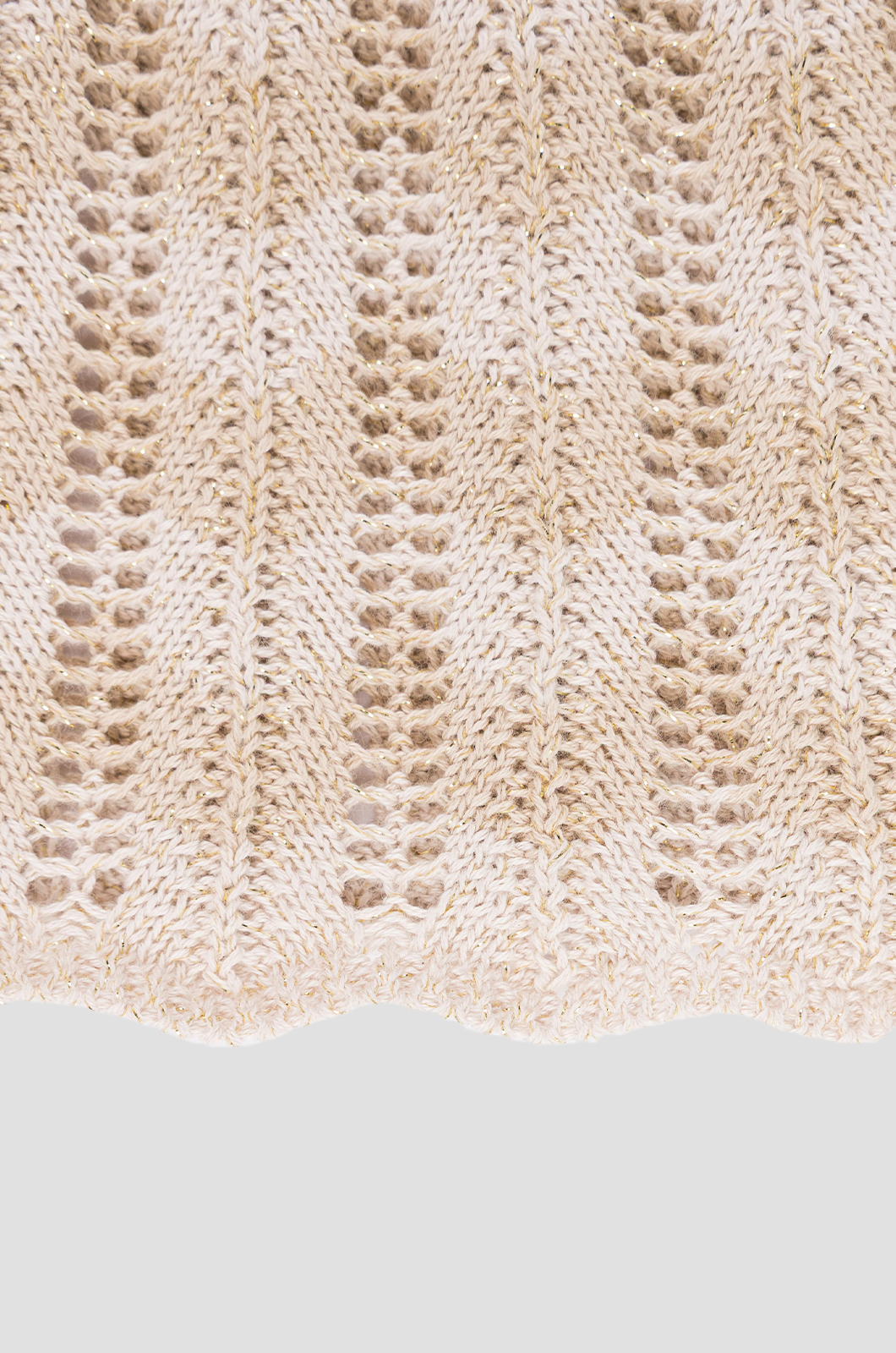 Zigzag Pants Beige