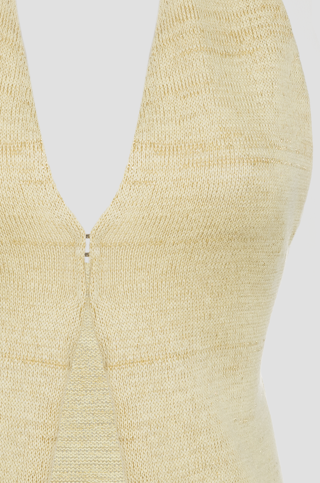 Lurex Halter Yellow