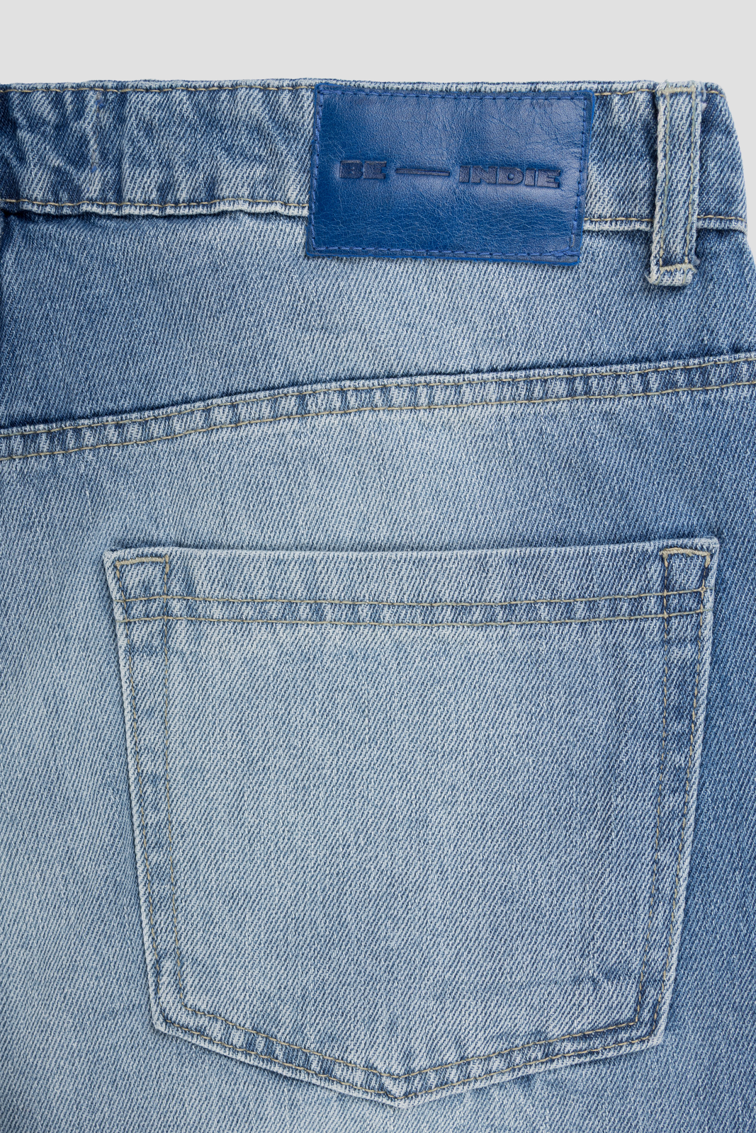 Straight Leg Jeans Blue