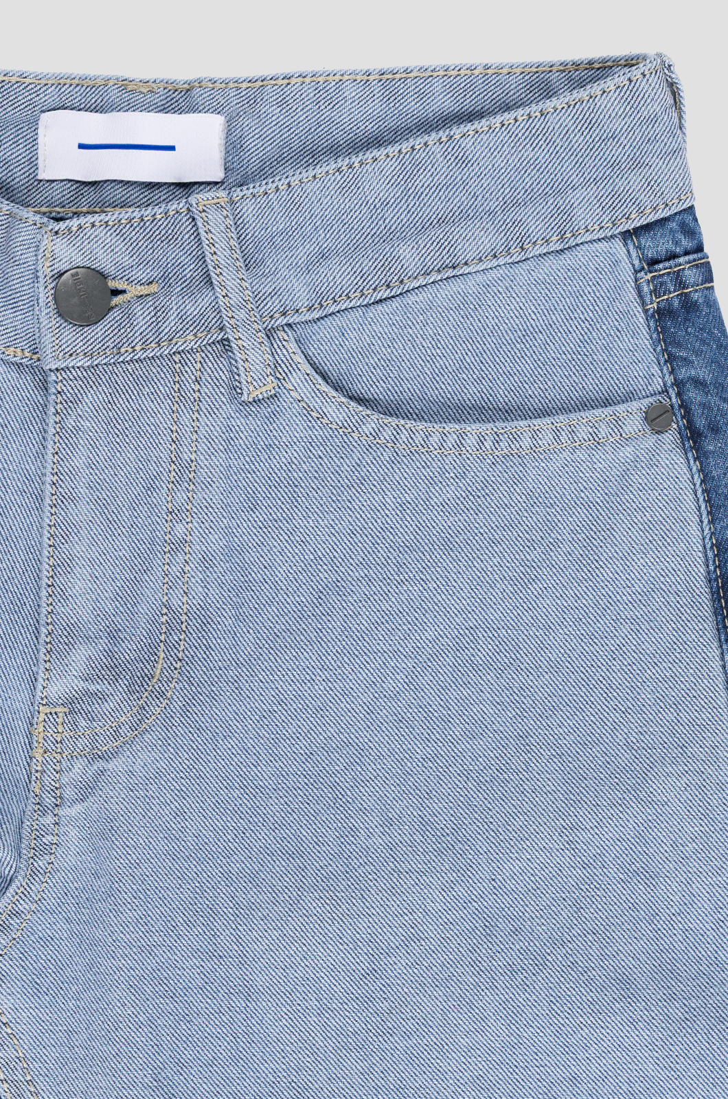 Two Tone Biker Jeans