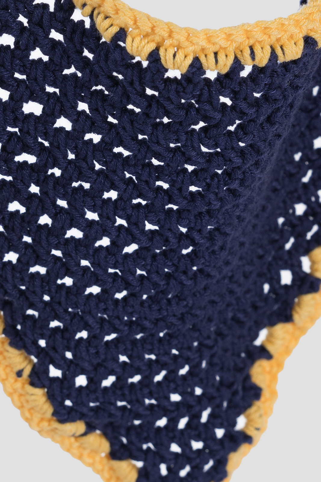 Colorful Crochet Hair Band Yellow & Blue