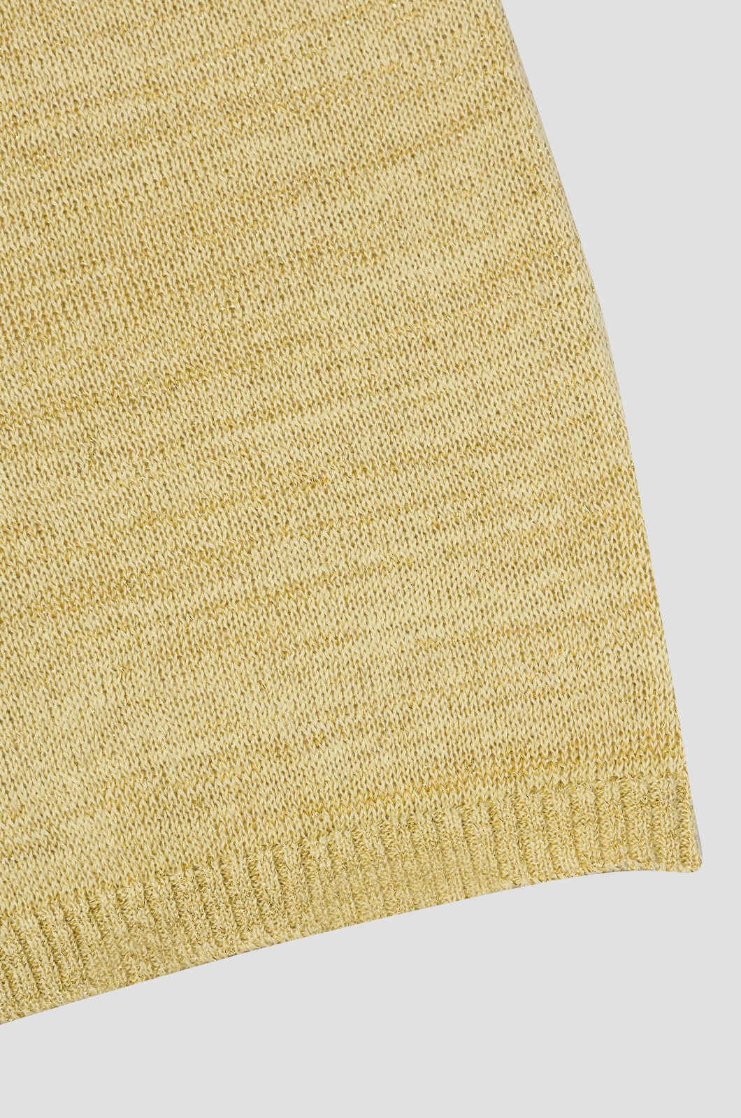 Lurex Shorts Yellow