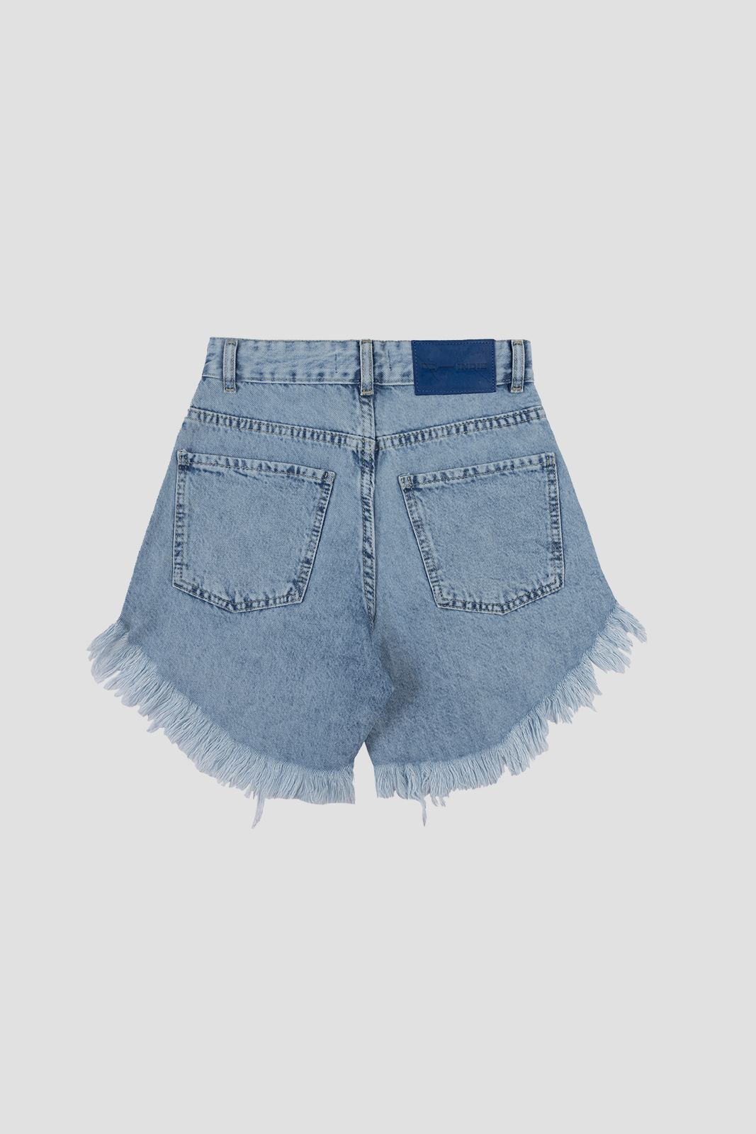 Signature Fluffy Shorts Sky Blue