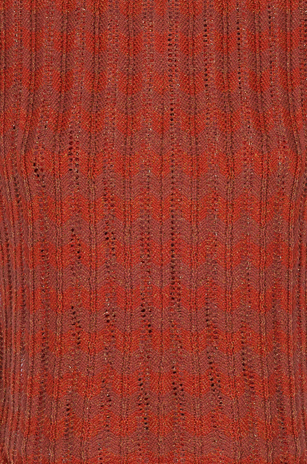 Zigzag Top Rust Red