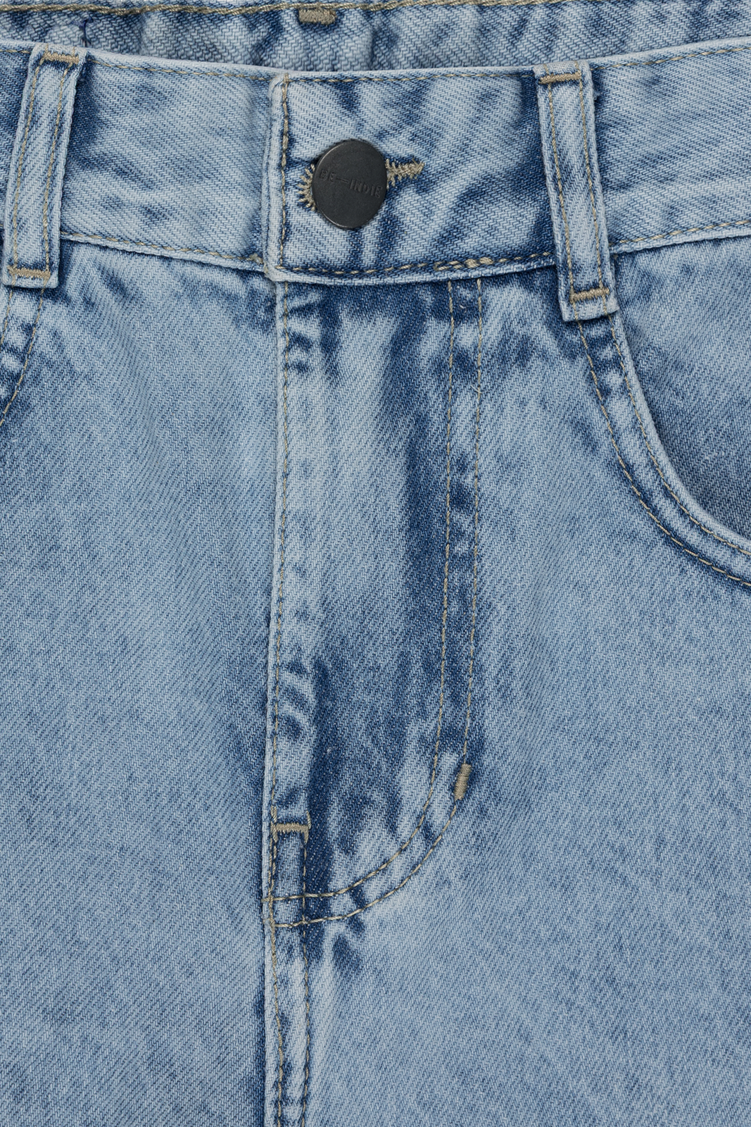 Signature Fluffy Shorts Sky Blue