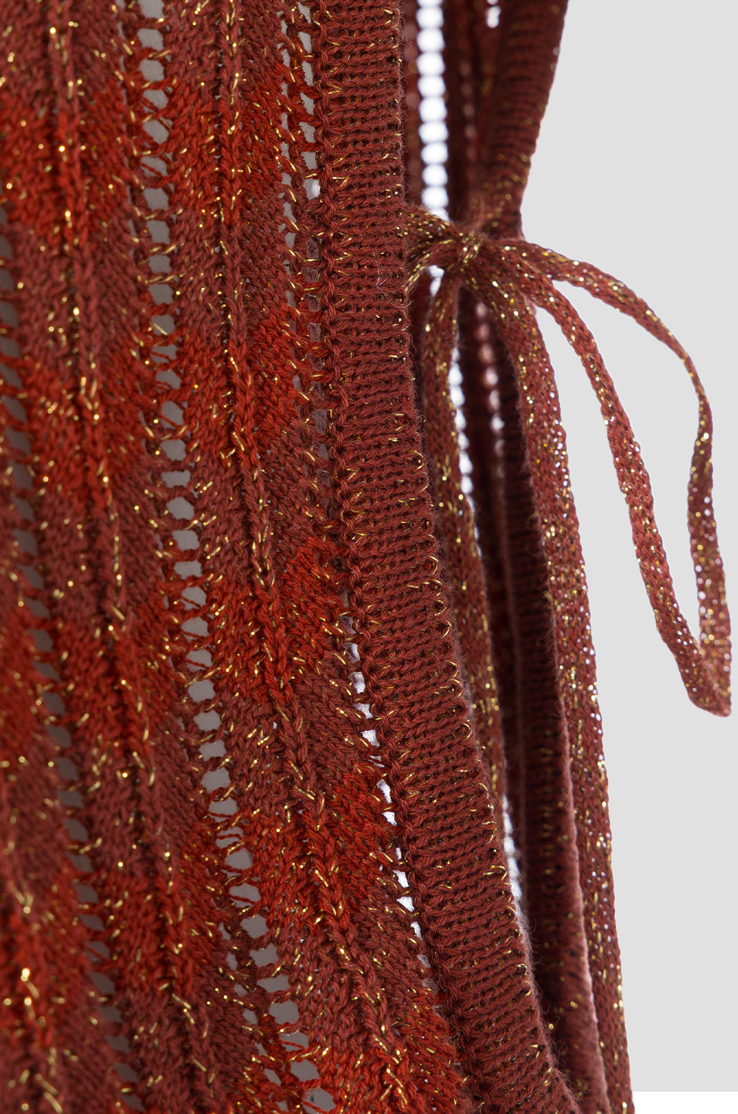 Zigzag Top Rust Red