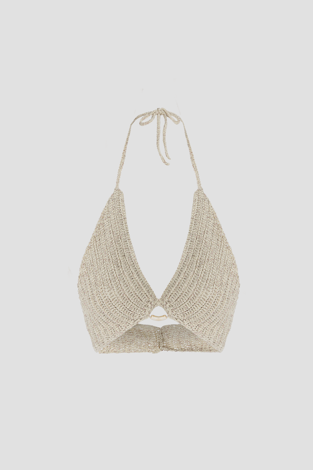 Crochet Bralette Beige
