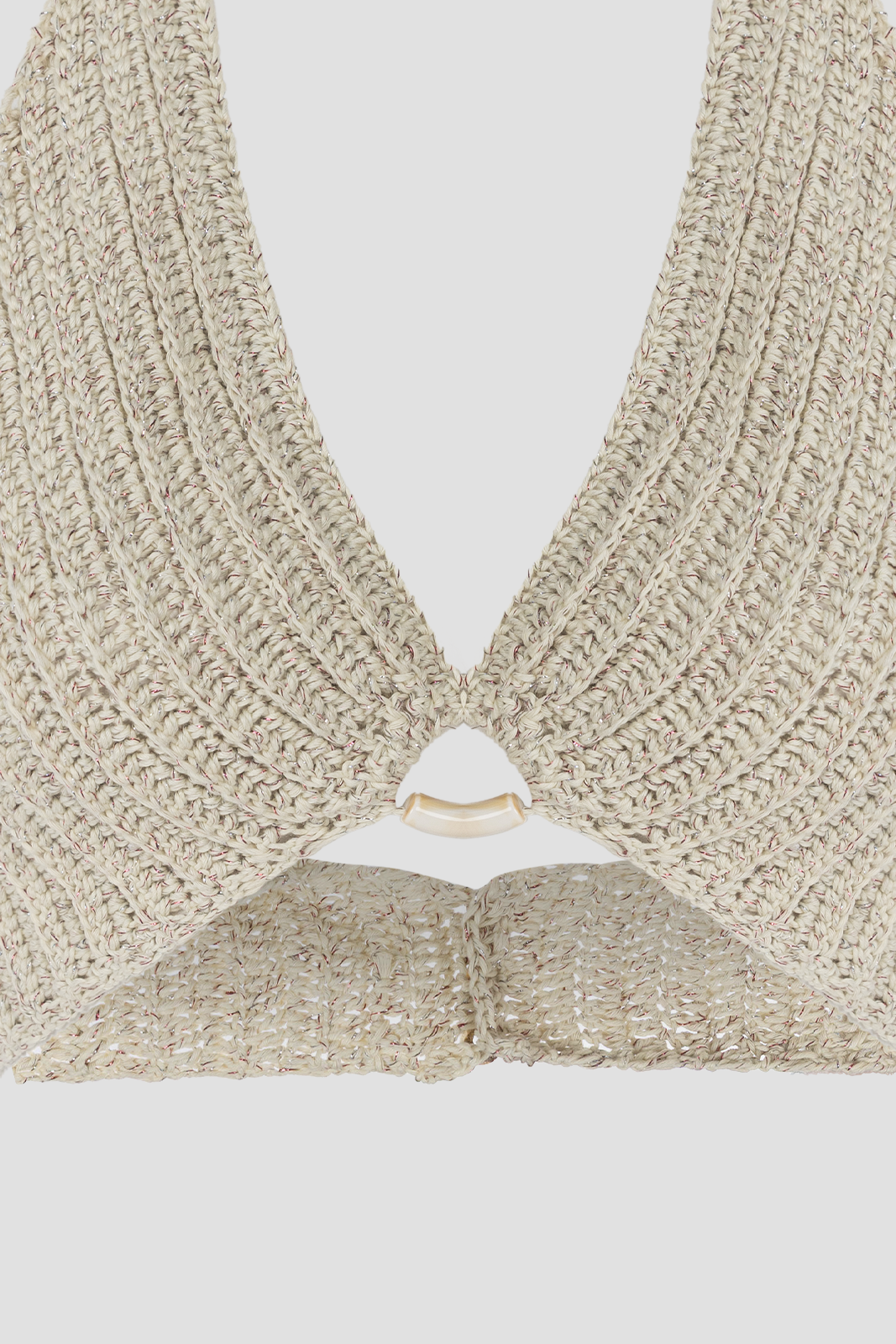 Crochet Bralette Beige