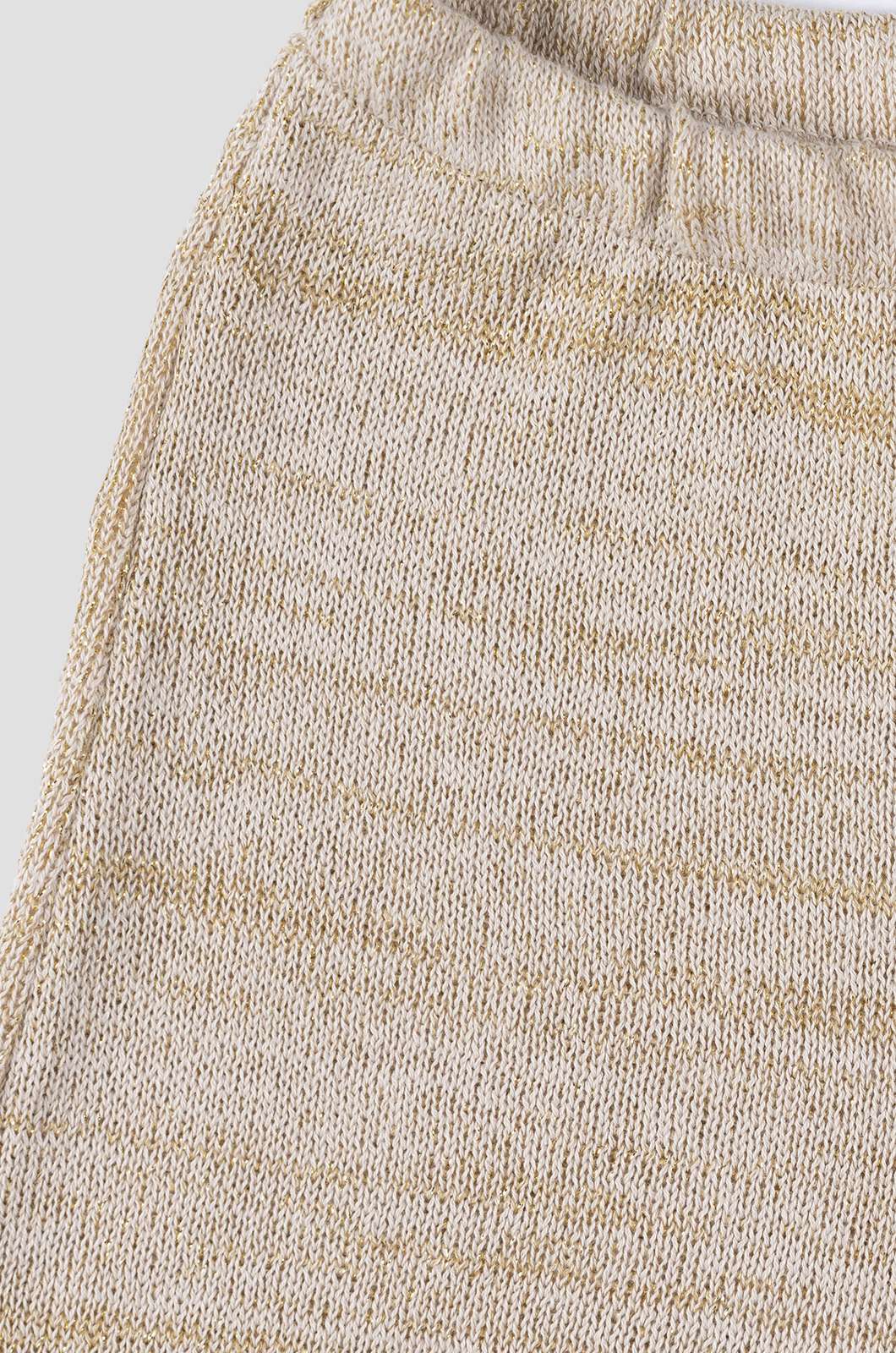 Lurex Shorts Beige