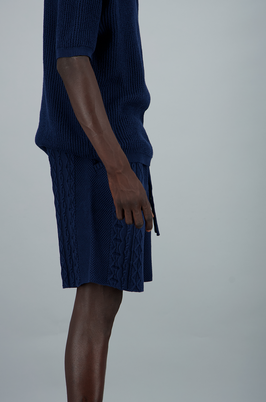 Knit Shorts Navy