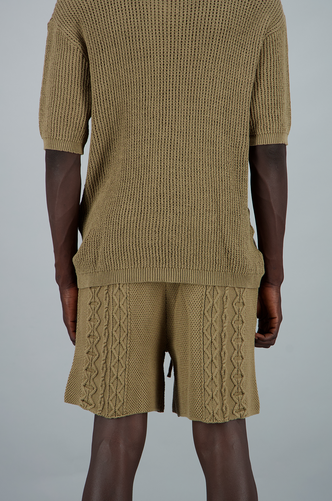 Knit Shorts Khaki