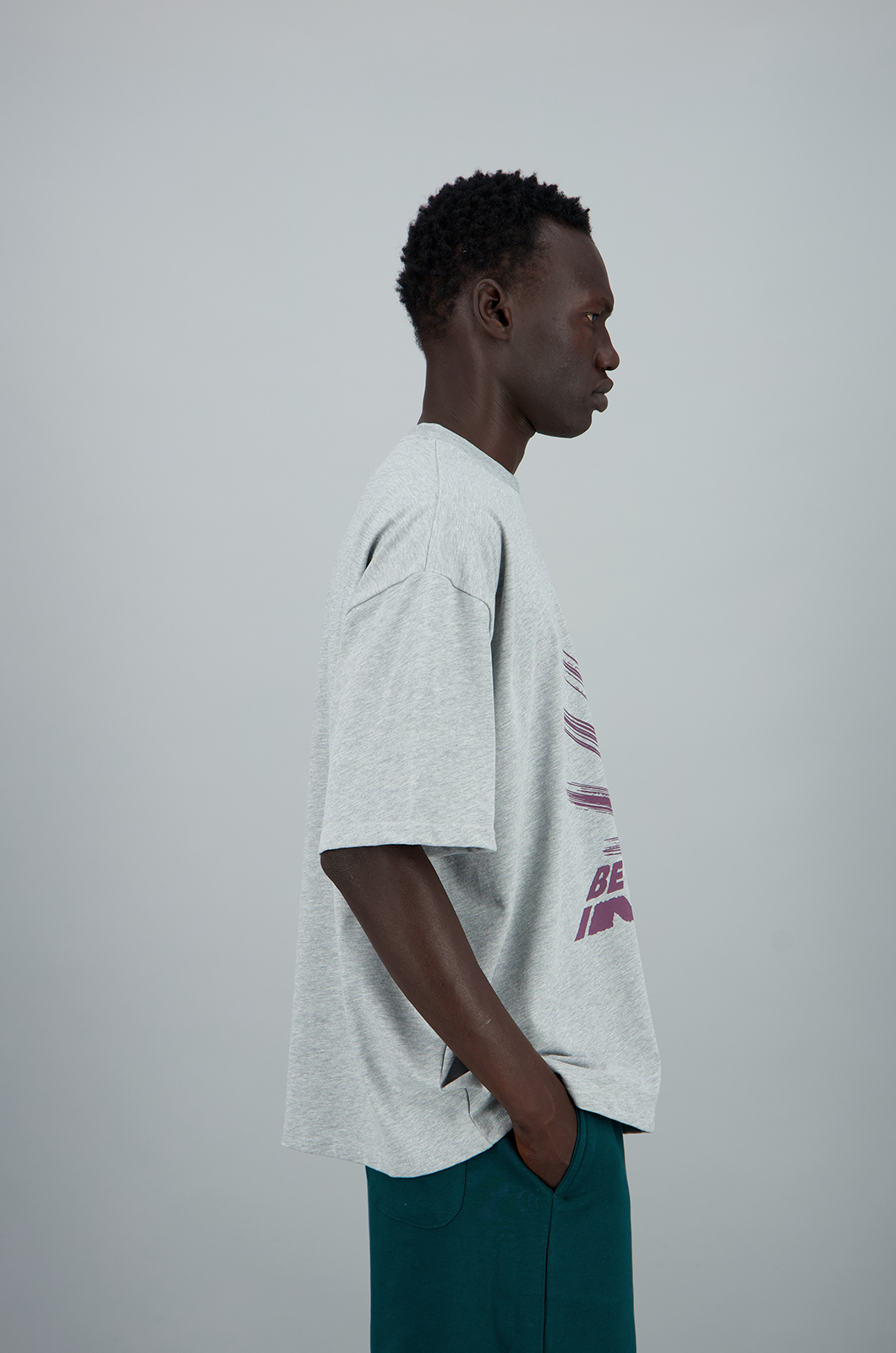 Oil T-Shirt Grey