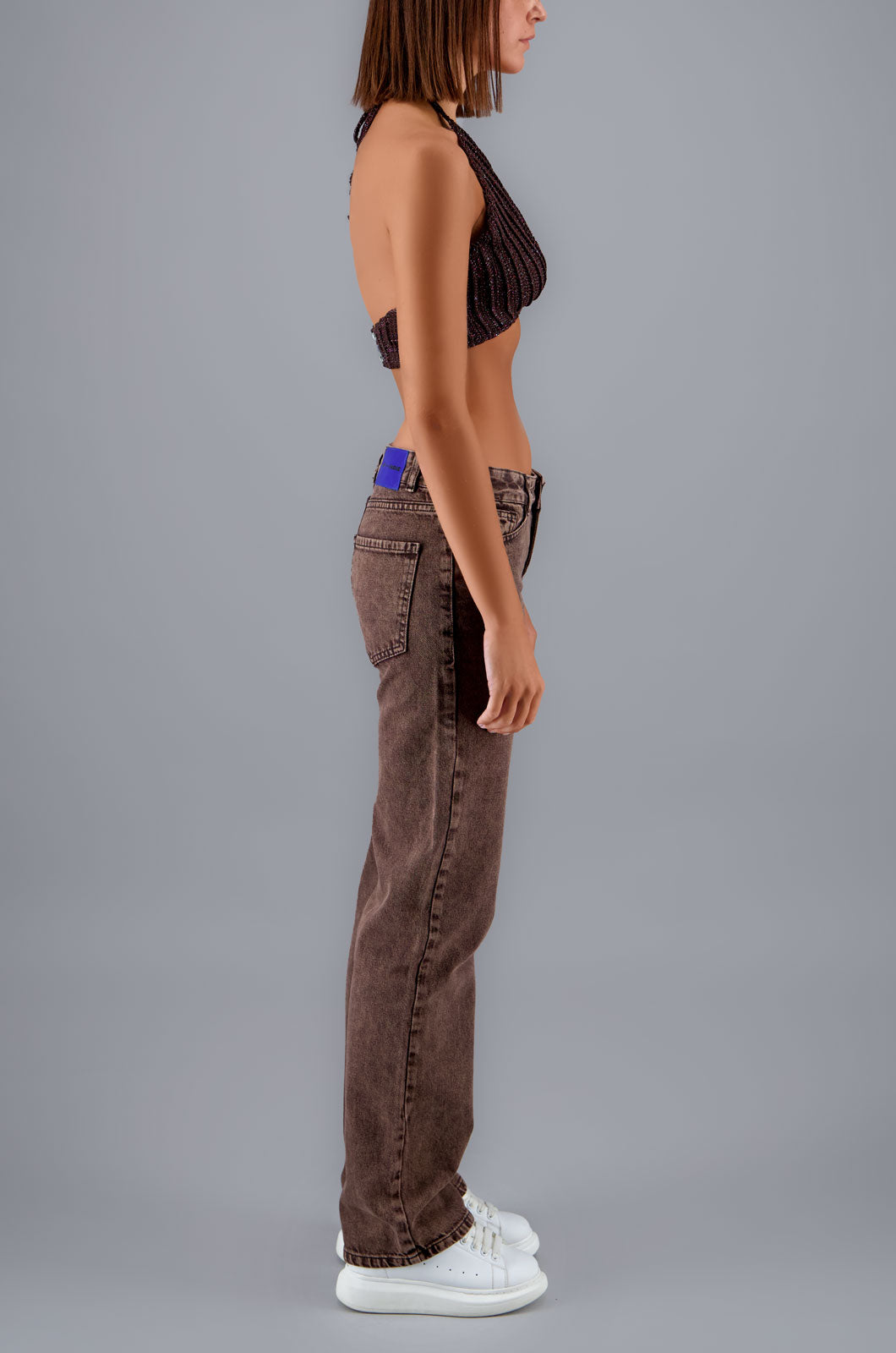 Crochet Bralette Brown