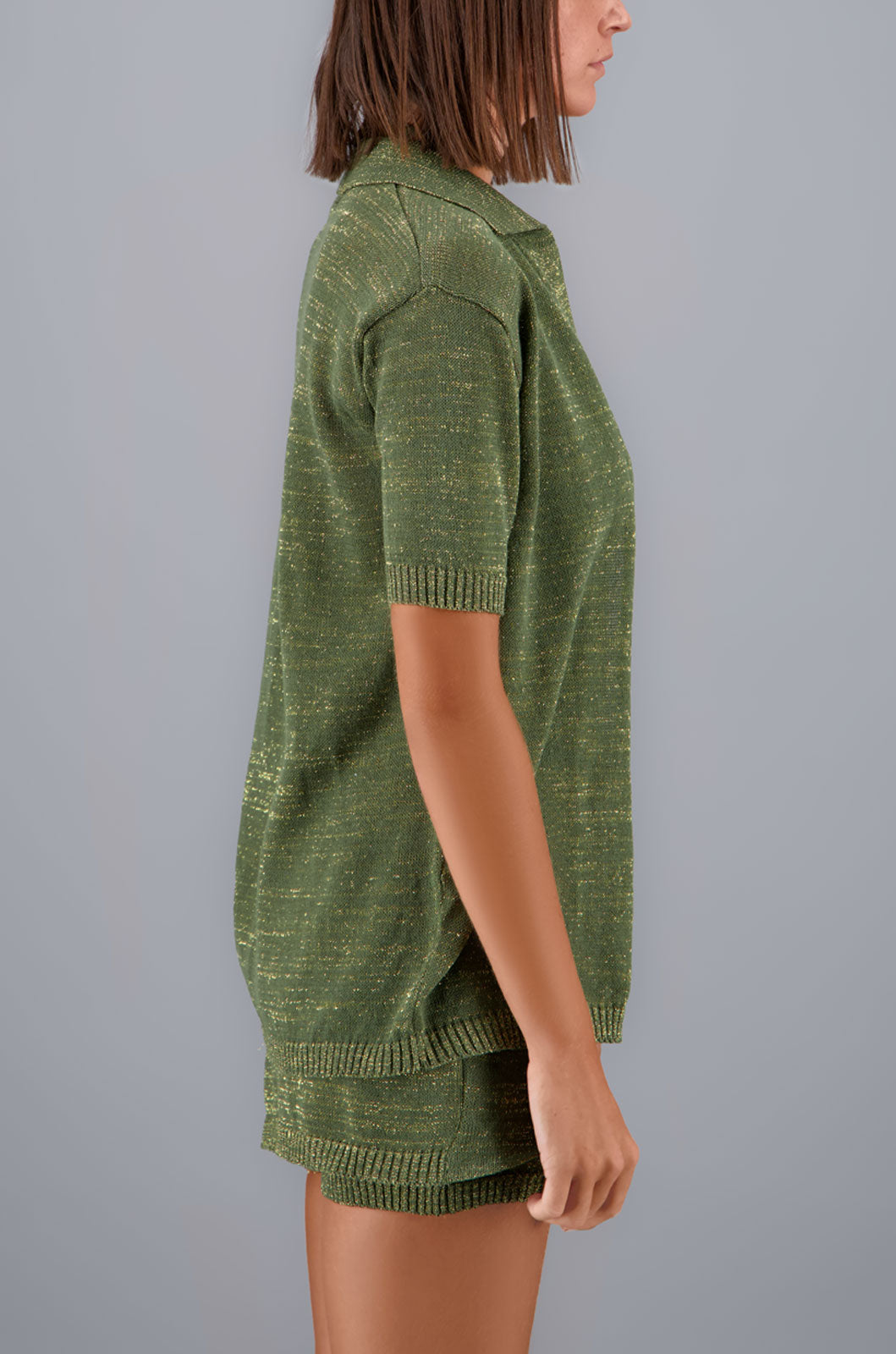 Lurex Shirt Olive