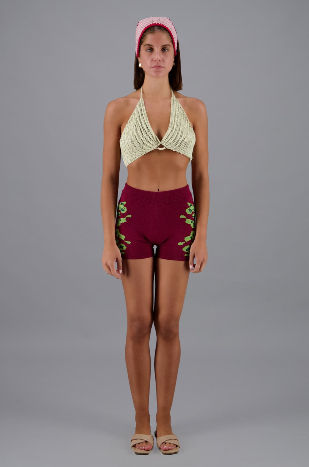 Crochet Bralette Beige