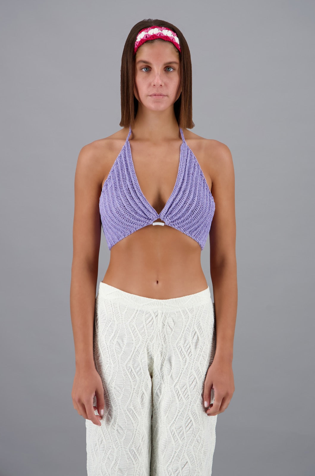 Crochet Bralette Purple