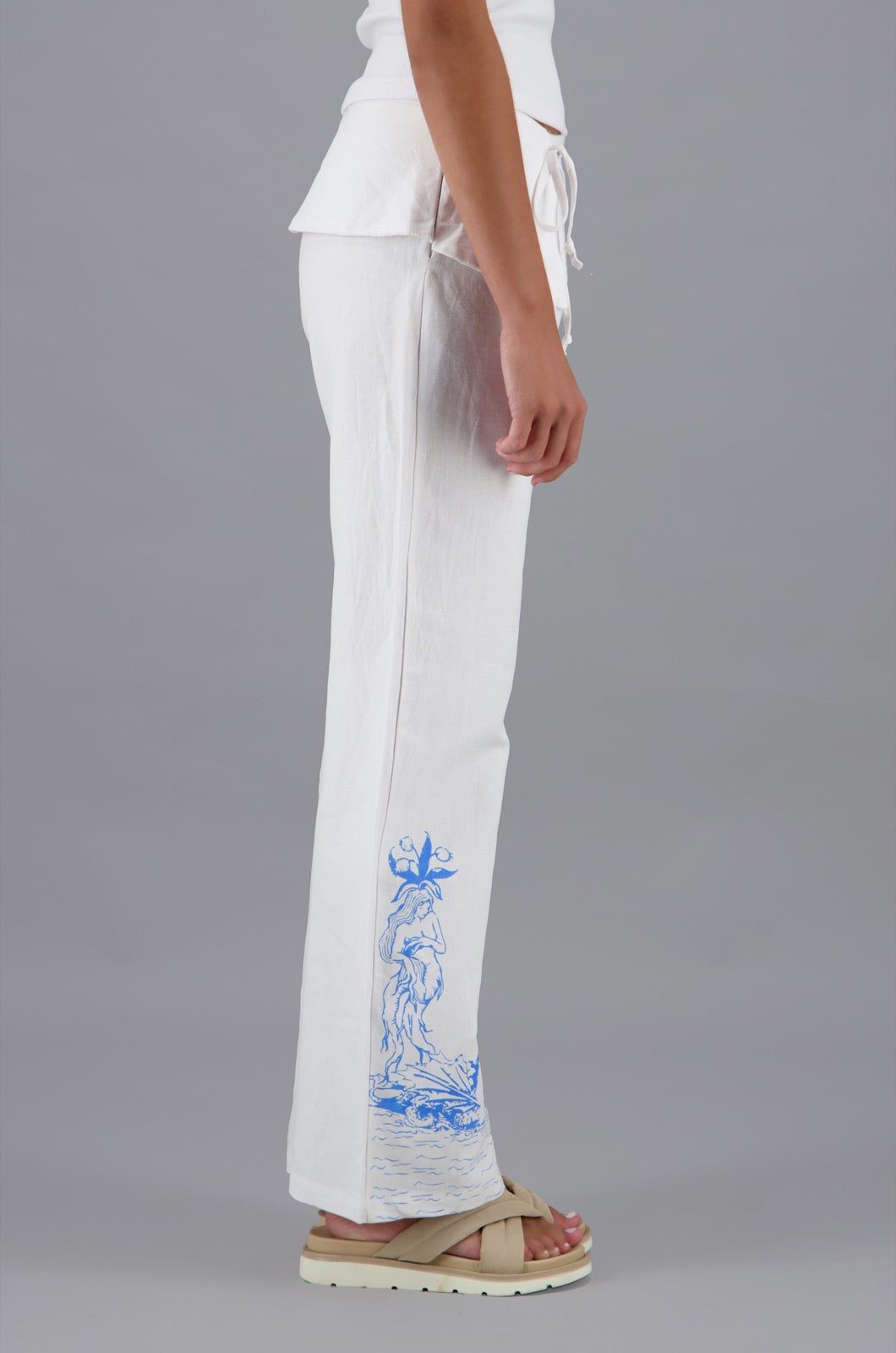 Pants With Porcelain Print