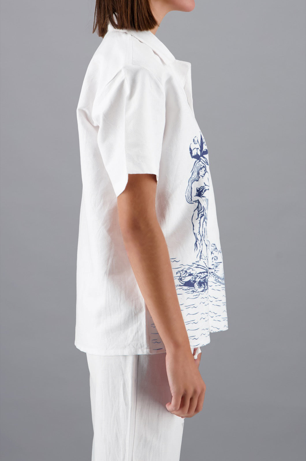 Shirt With Porcelain Print
