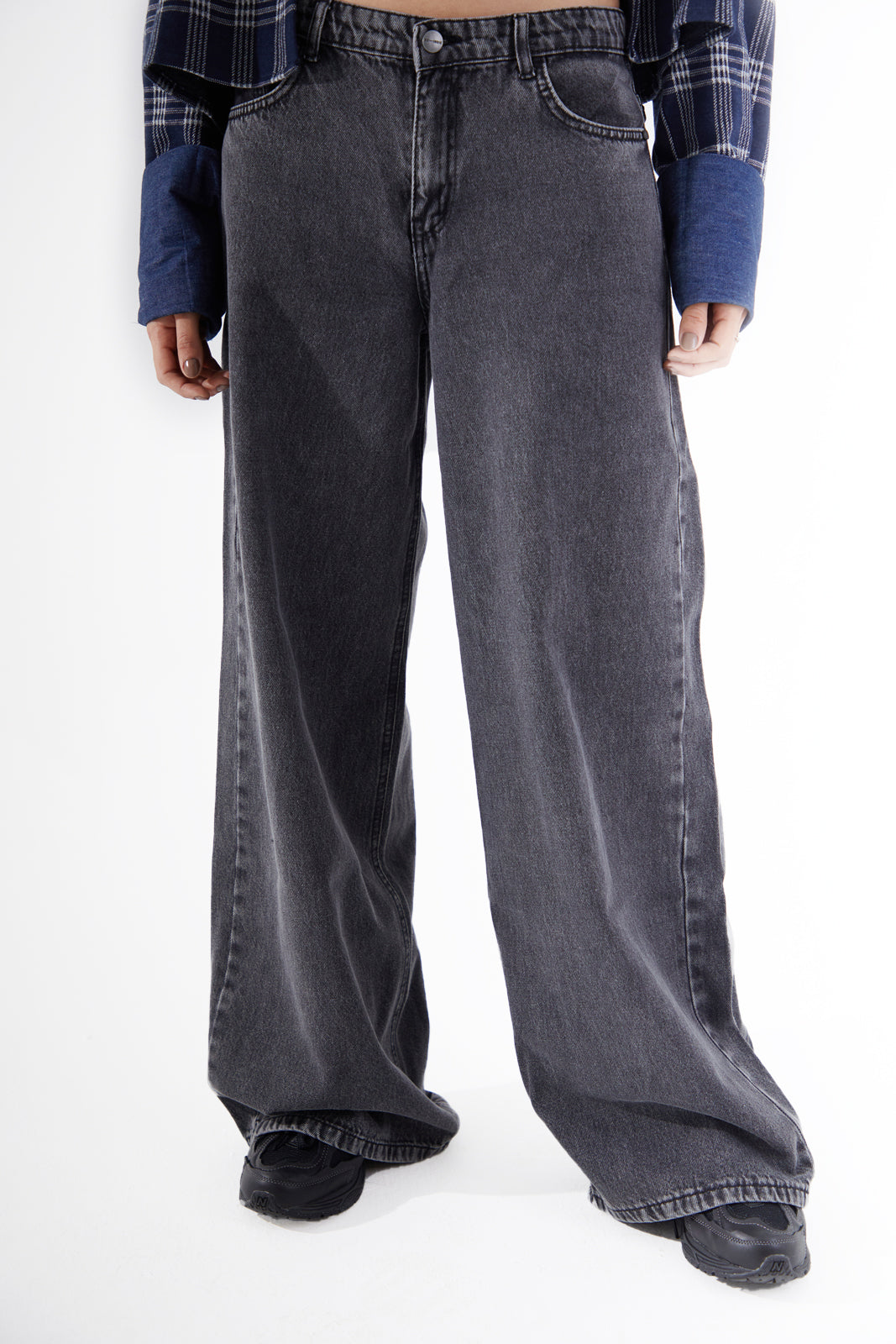 Wide Leg Dark Grey
