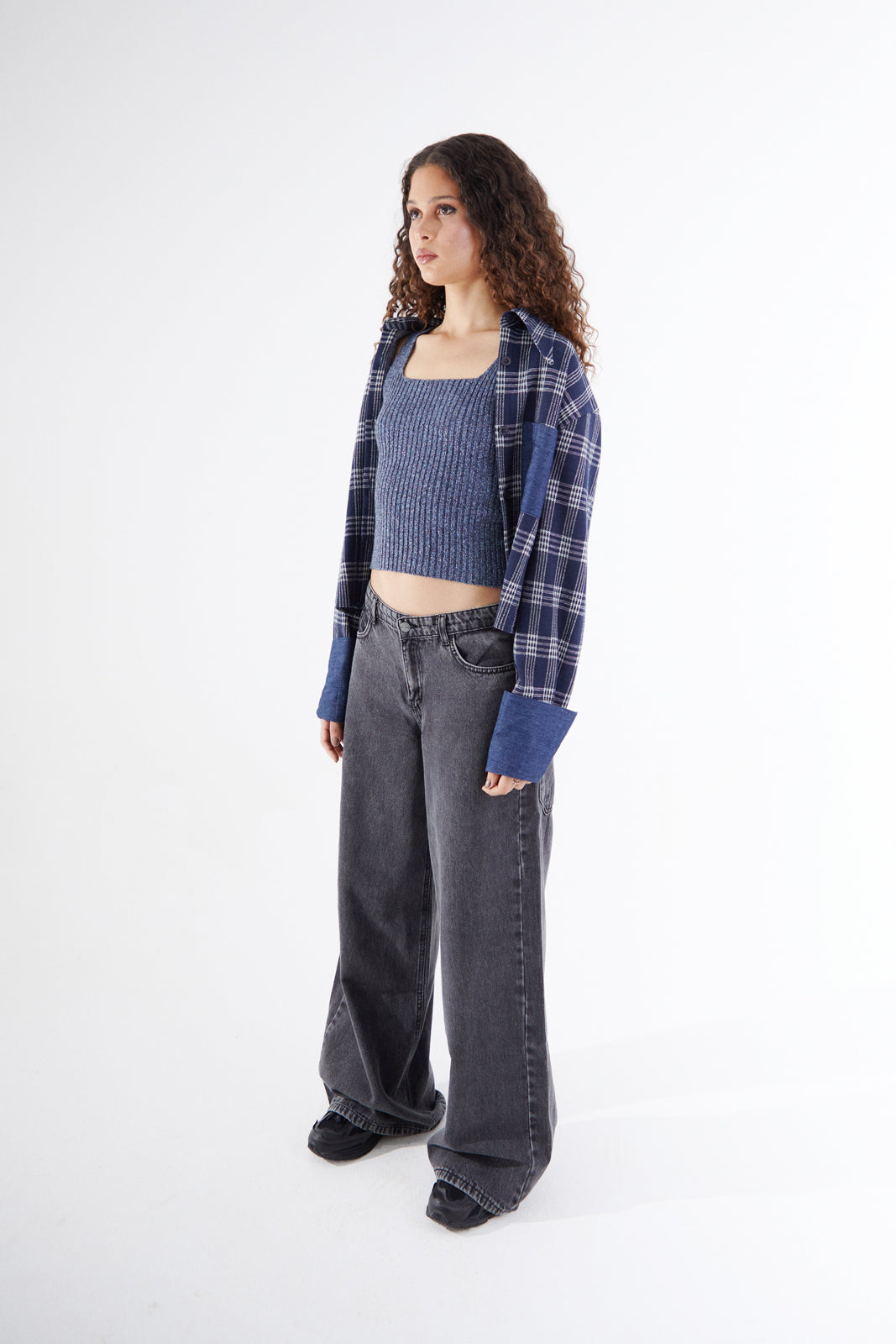 Wide Leg Dark Grey