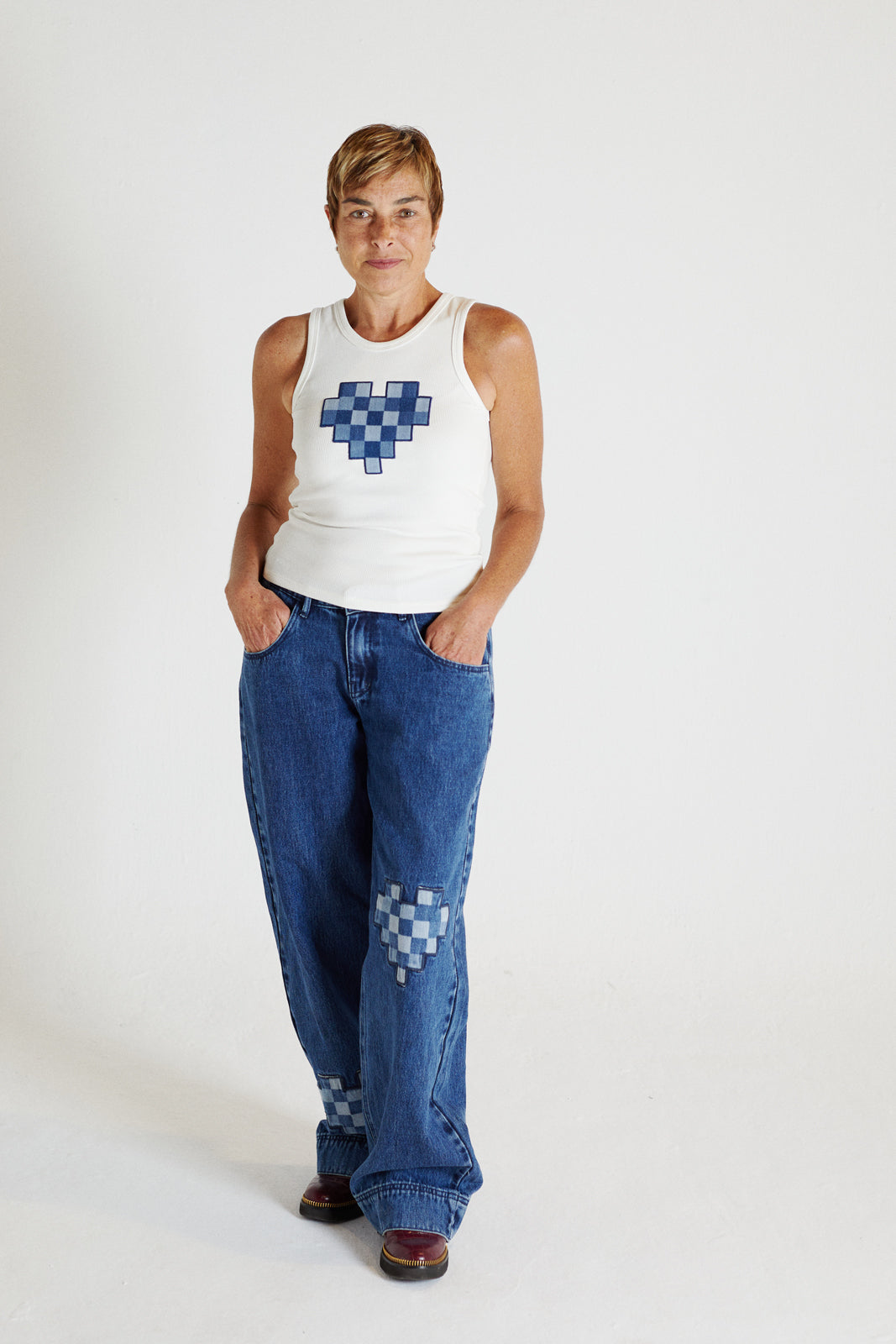 Kid At Heart Tank White