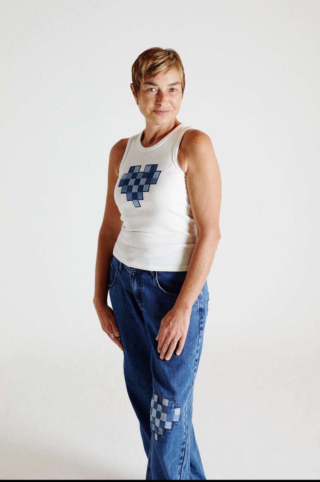 Kid At Heart Tank White