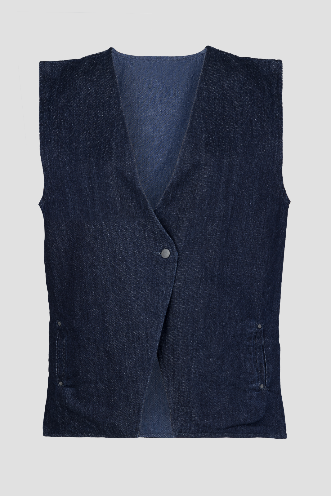 Jean Waistcoat Raw Denim