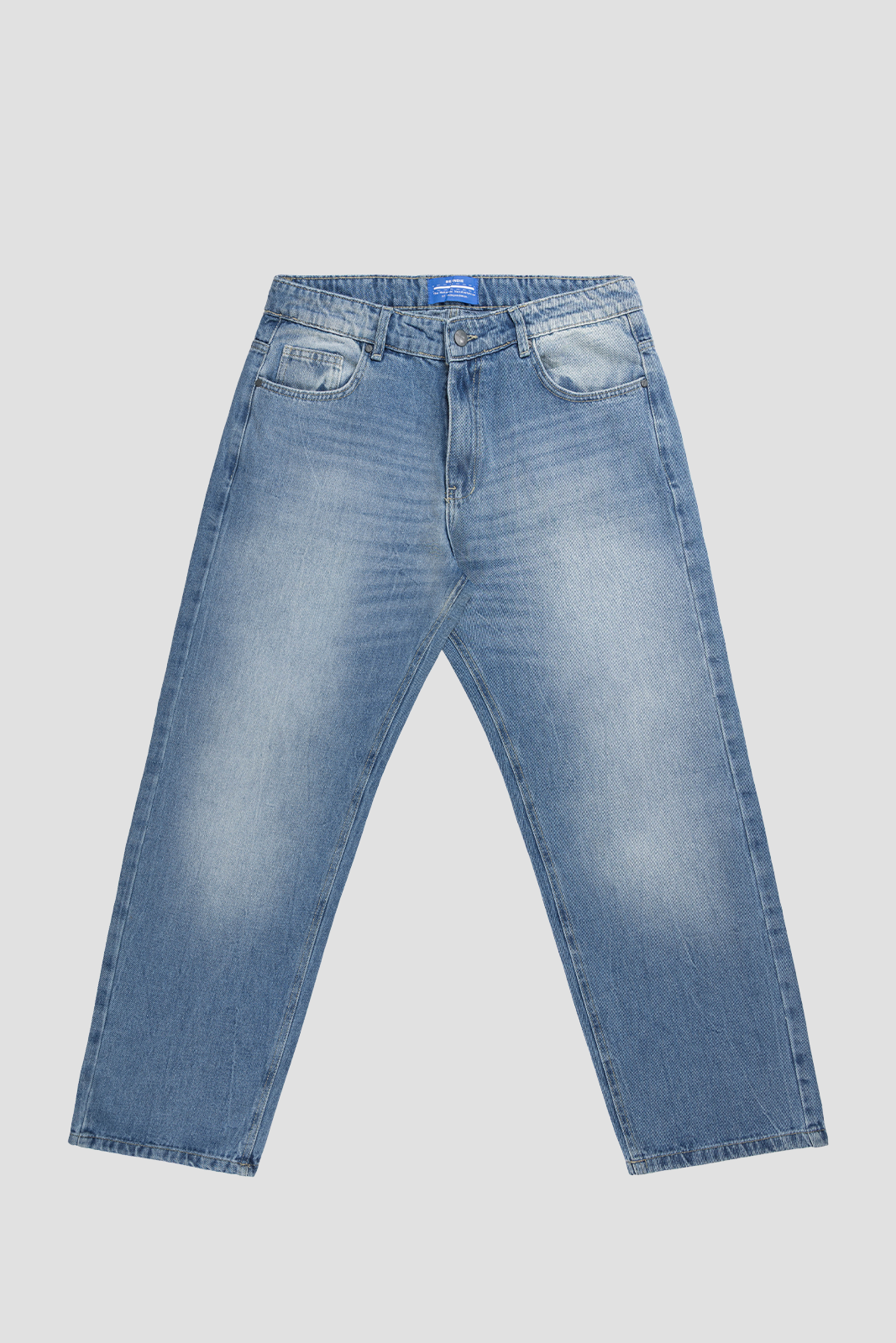 Straight Leg Jeans Blue