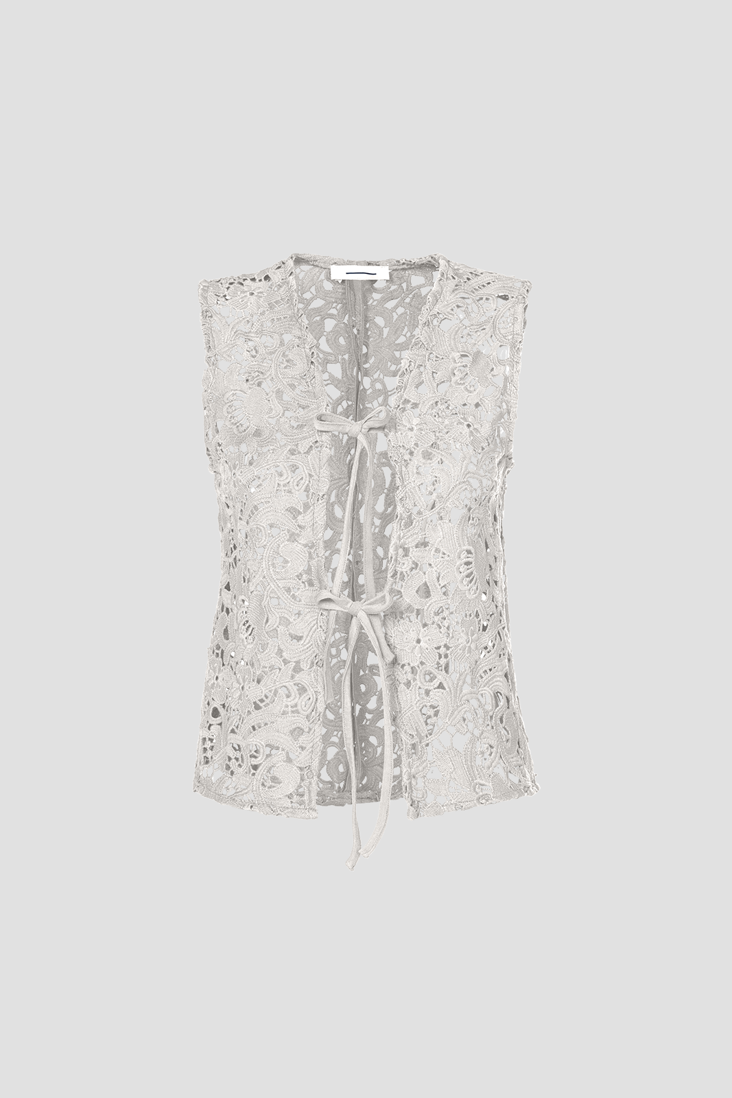 Lace Vest White