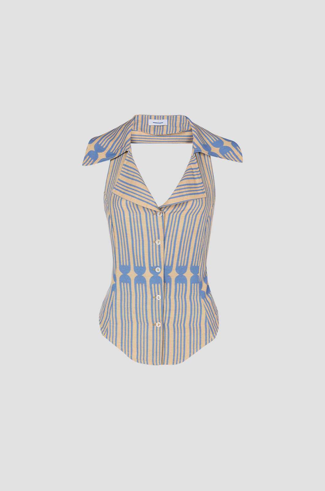 Tableware Halter Yellow & Blue