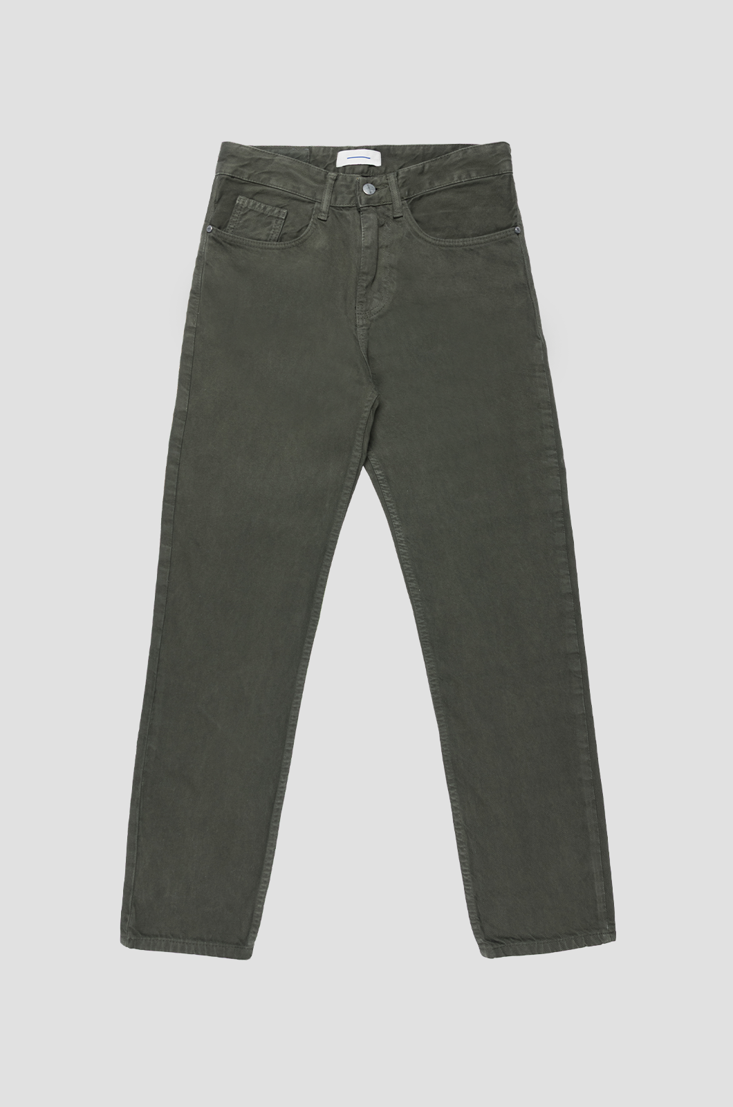 Khaki Straight Leg Jeans
