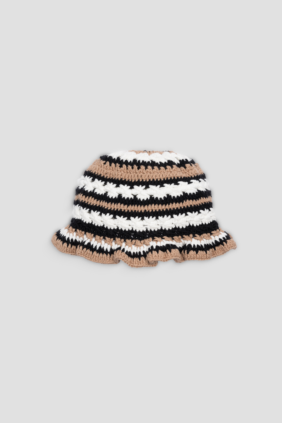 Crochet Bucket Hat Beige