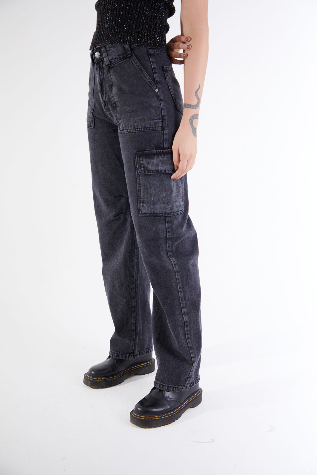 Charcoal Cargo Pants – BE-INDIE