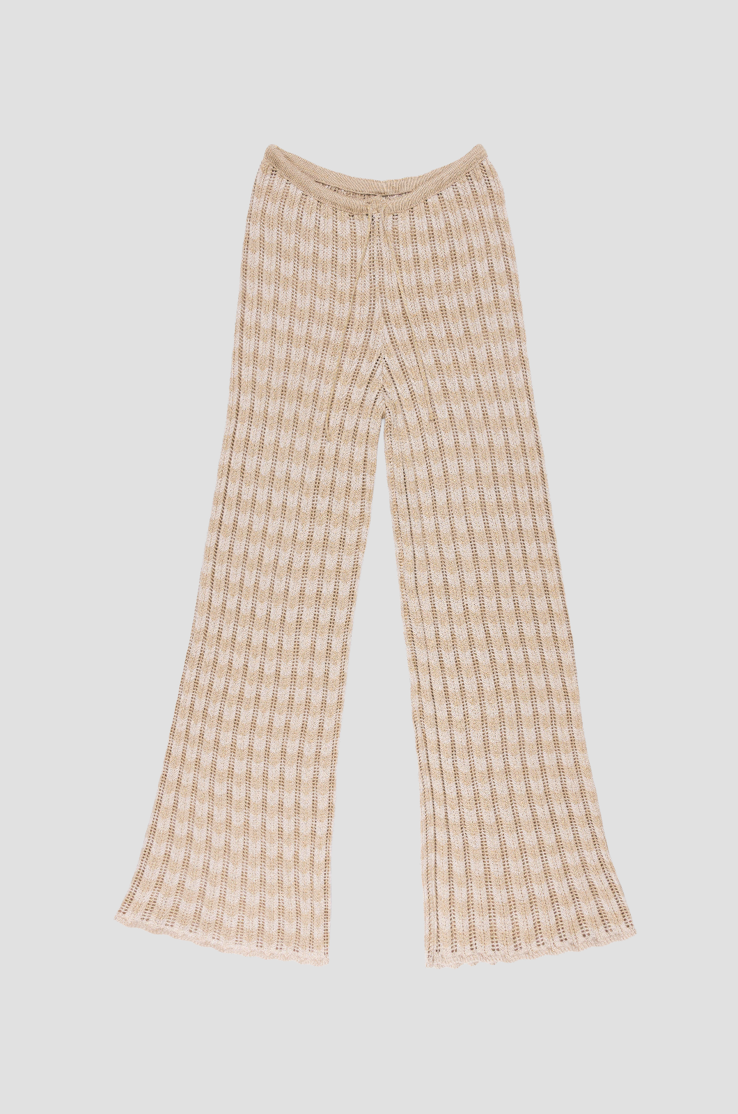 Zigzag Pants Beige