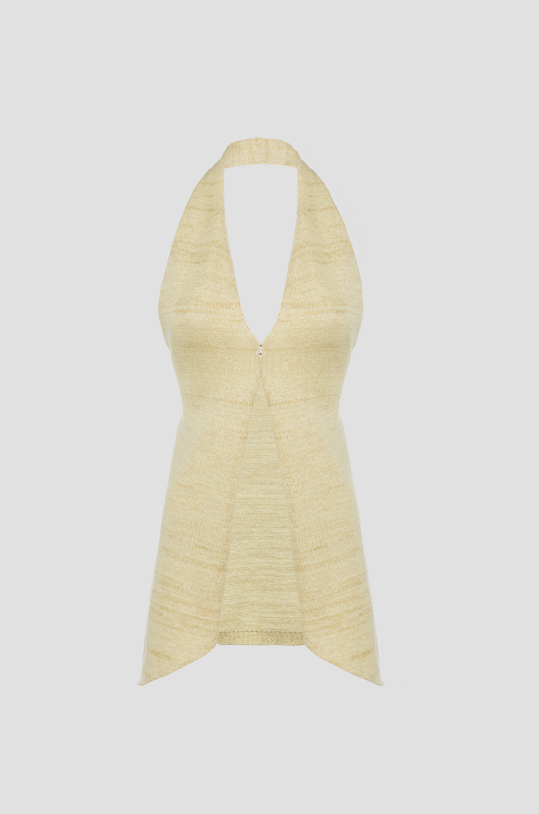 Lurex Halter Yellow