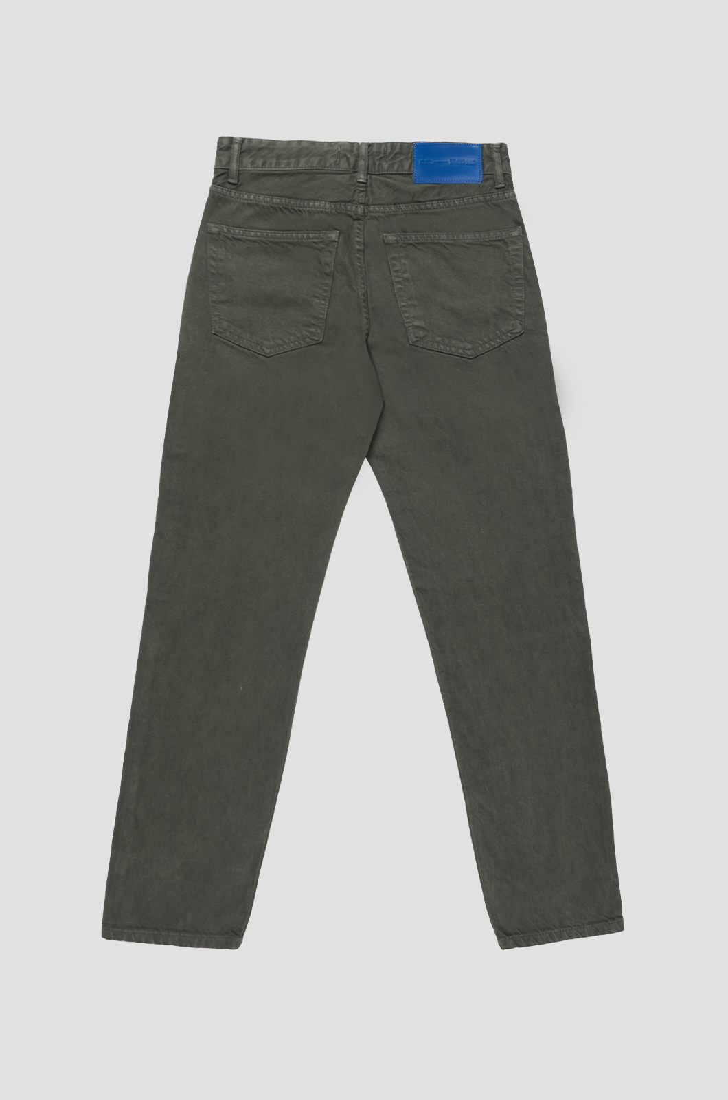 Khaki Straight Leg Jeans