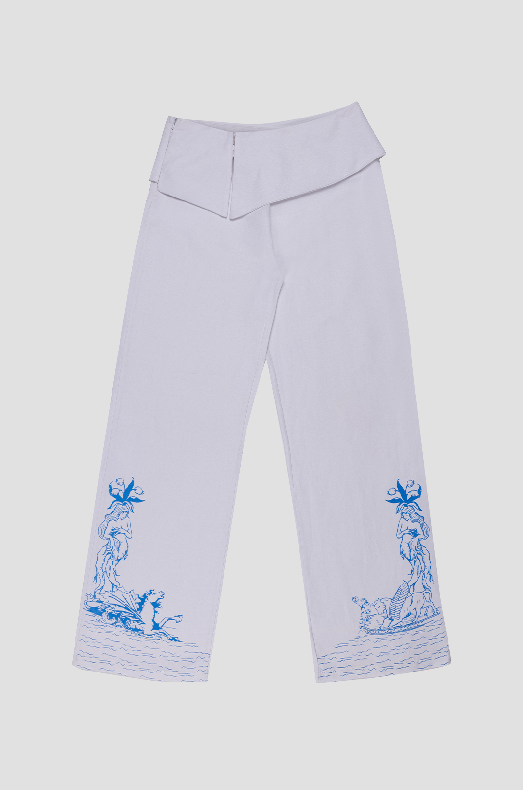 Pants With Porcelain Print