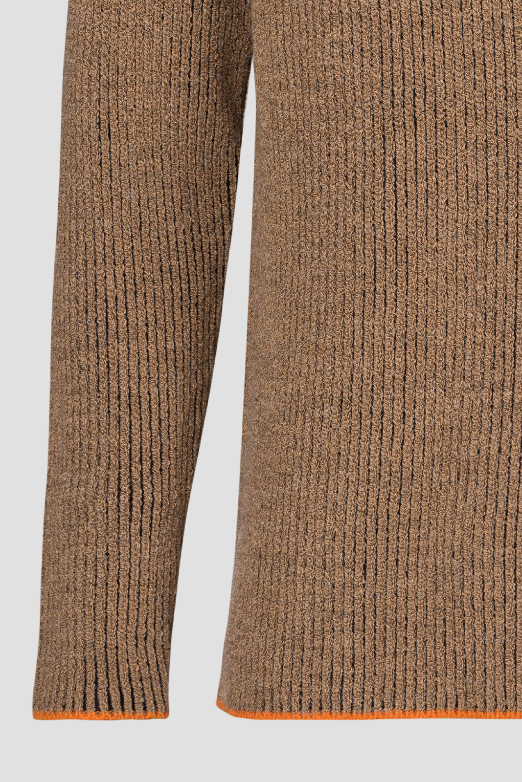 Ribbed Wool Sweater Beige