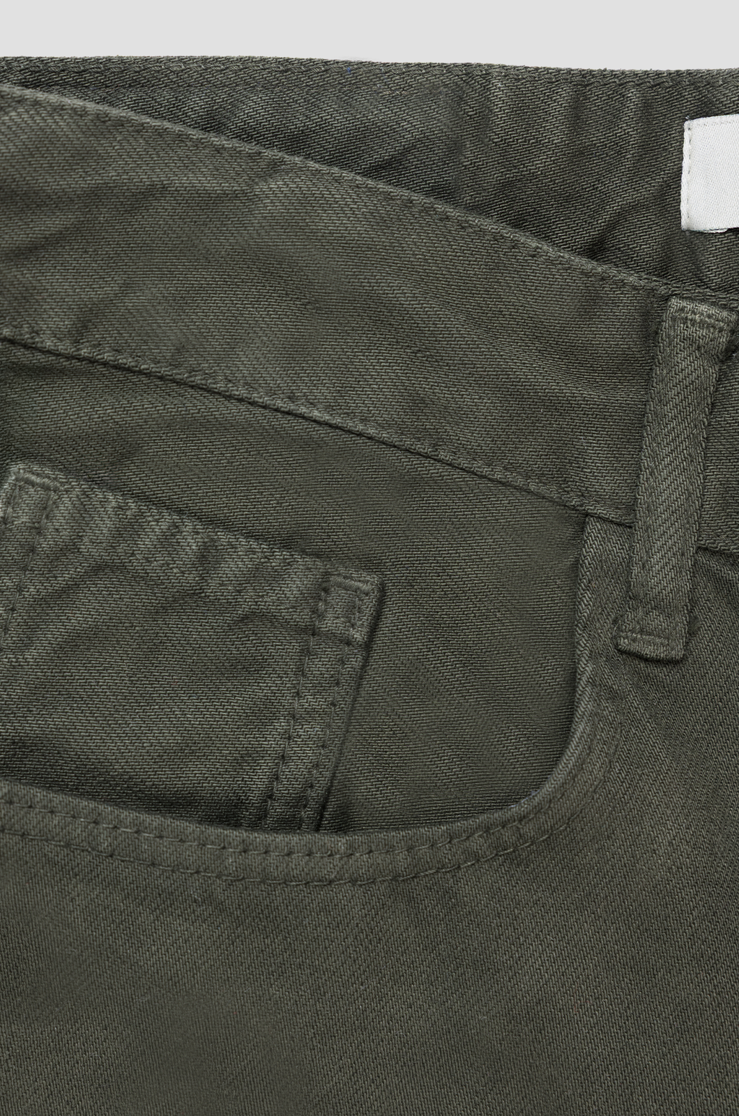 Khaki Straight Leg Jeans