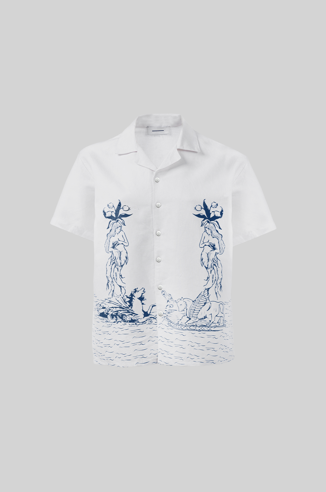 Shirt With Porcelain Print