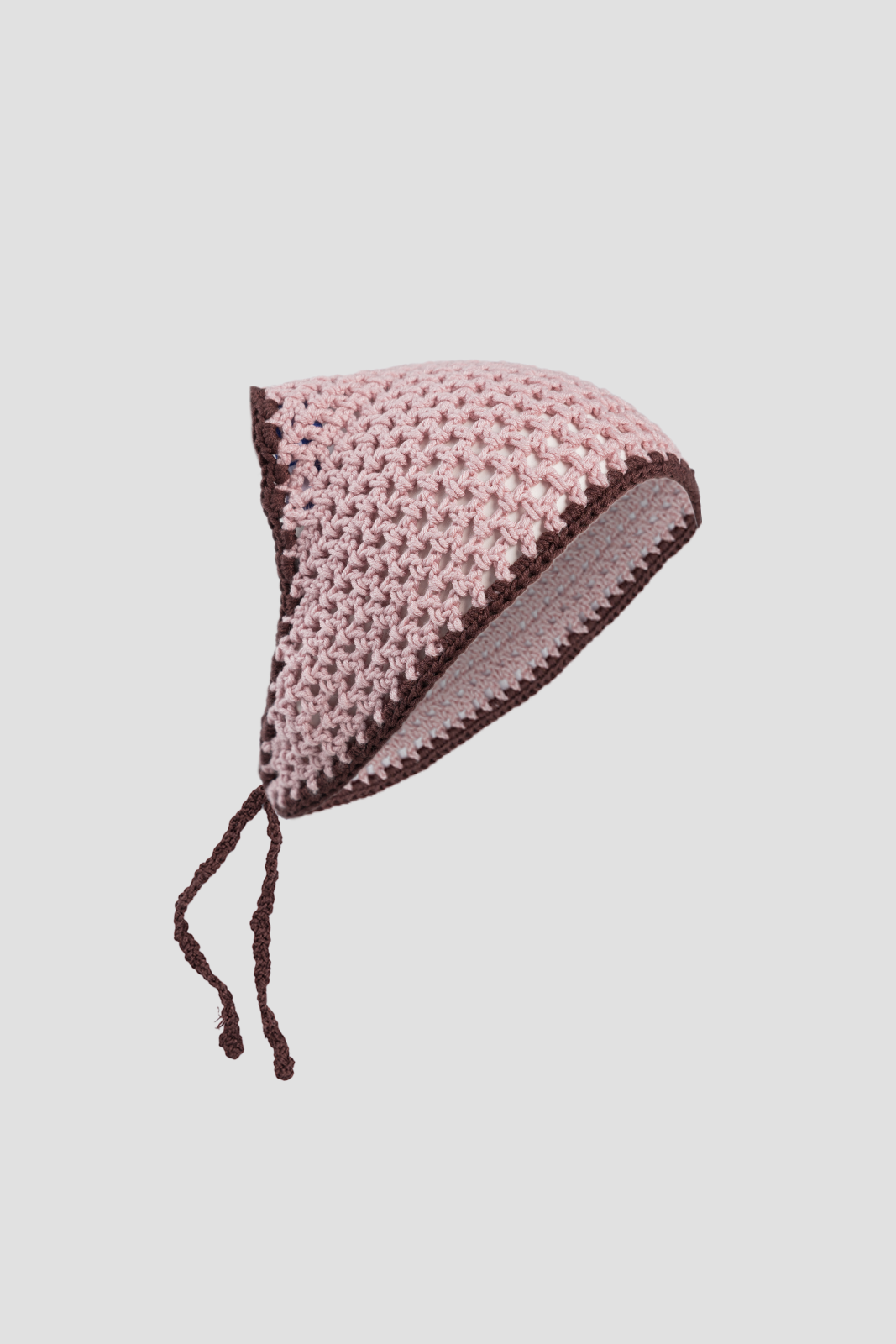 Colorful Crochet Hair Band Light Pink & Olive